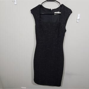 ELIZA‎ J bodycon metallic thread bodycon dress
